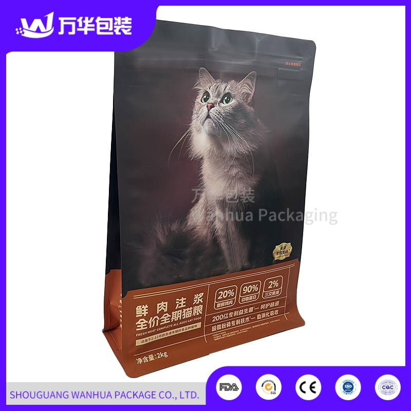 Reinforced Gusseted PE Bag Design 5kg-25kg Pet Food/Animal Feed/Dry Food/Wet Food PE Plastic/Packing/Packaging Bags