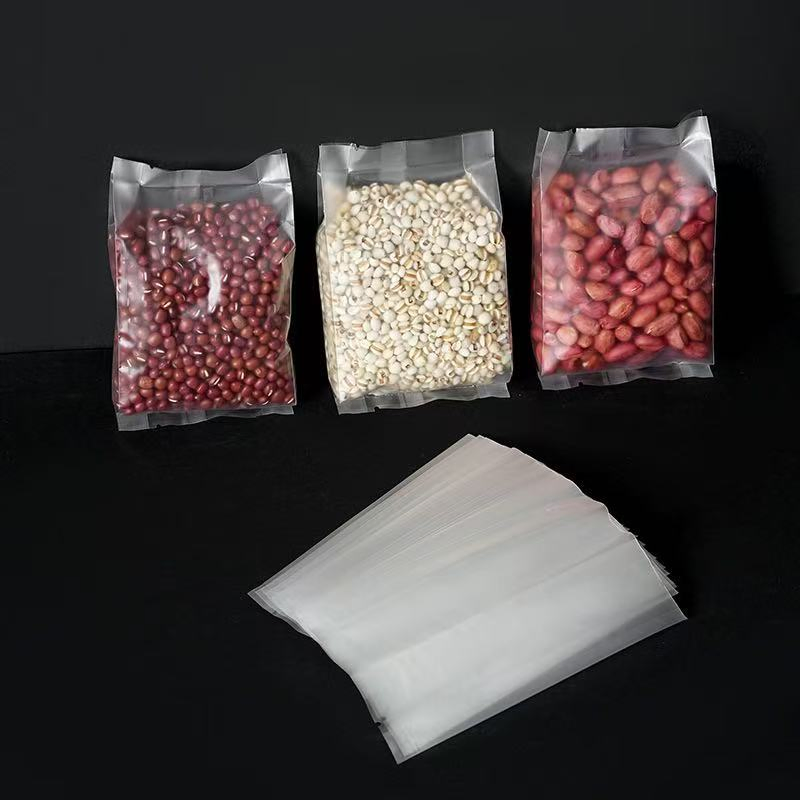 Food Grade LDPE Gusseted Clear Recycled Reusable Polythene Poly Side Gusset Plastic Bag
