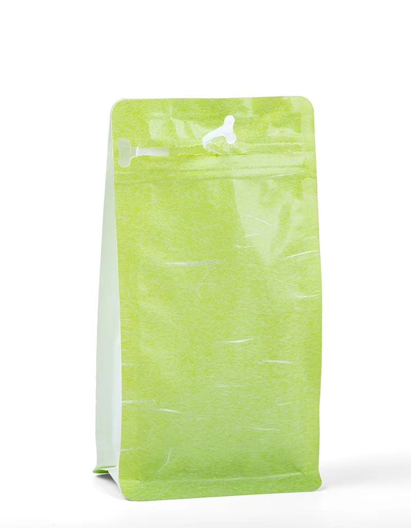 Factory Direct Plastic &amp; Kraft Paper Coffee Packaging Bags Zipper Top with Degassing Valve