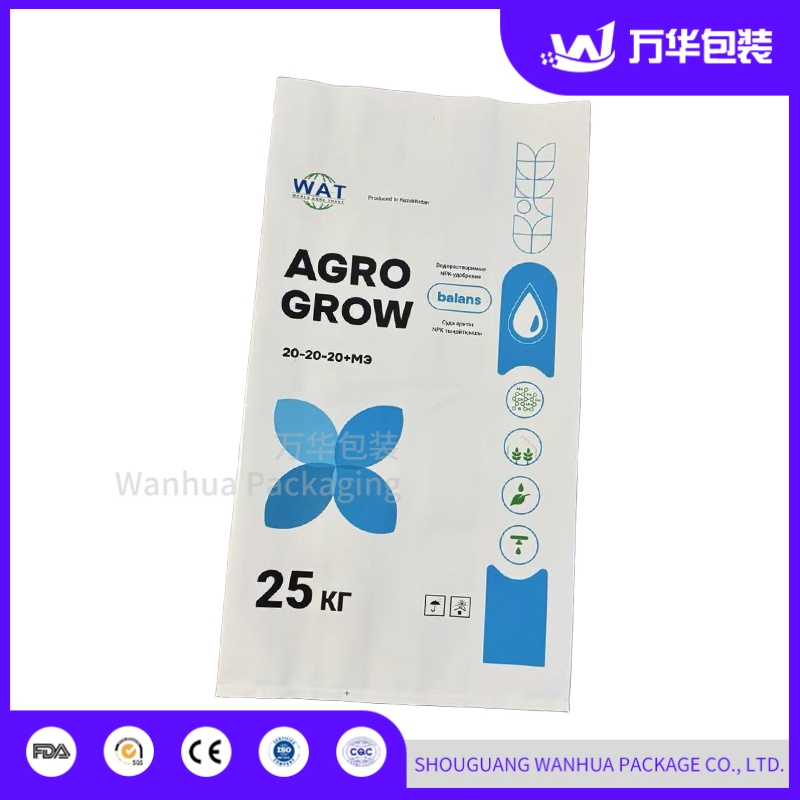 Heavy Duty Polyethylene PE Plastic Packaging Bag for 20kg Fertilizer Feed Chemical Use
