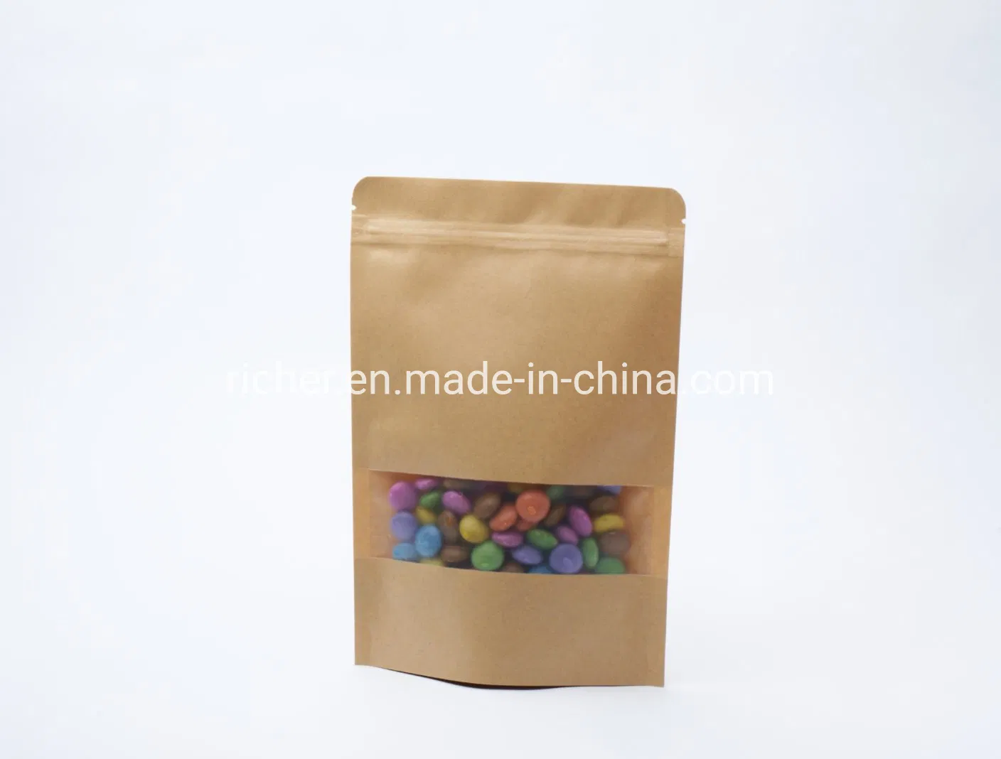 Wholesale Window Kraft Paper Pouch for Watermelon Seed