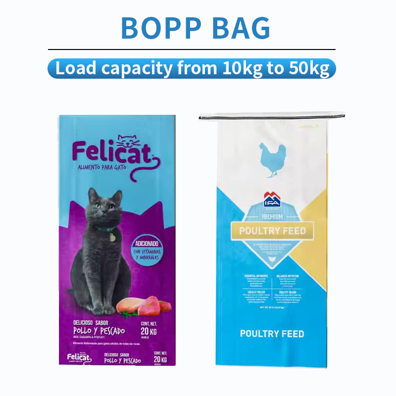 Wr 5kg 10kg 25kg 50kg Wholesale Competitive Price Polypropylene Rice &amp; Feed Flours Packaging Dog Food Laminated Woven Plastic PP BOPP Bag Manufacturer