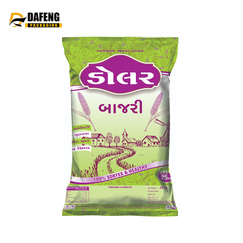 Rice Feed Woven Bag BOPP Gravure Printing Laminated PP Moisture Proof Bags Sacks