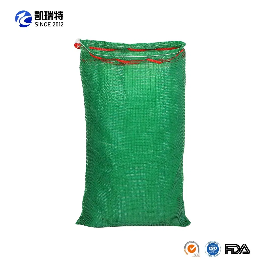 Drawstring Packaging Onion Potato Tomato Vegetable Fruit Firewood Seafood Packing Mesh Bag