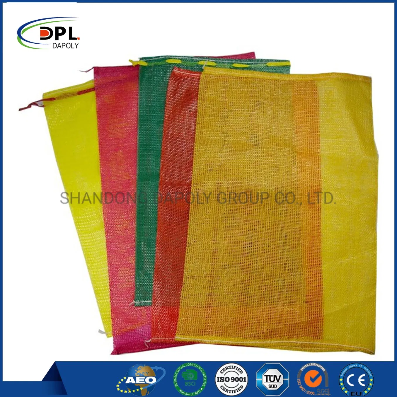 Fatory Customized Packaging PP Mesh Bag Roll for Vegetable Packing