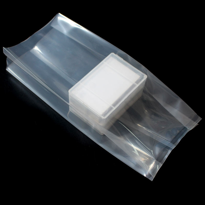 Food Grade LDPE Gusseted Clear Recycled Reusable Polythene Poly Side Gusset Plastic Bag