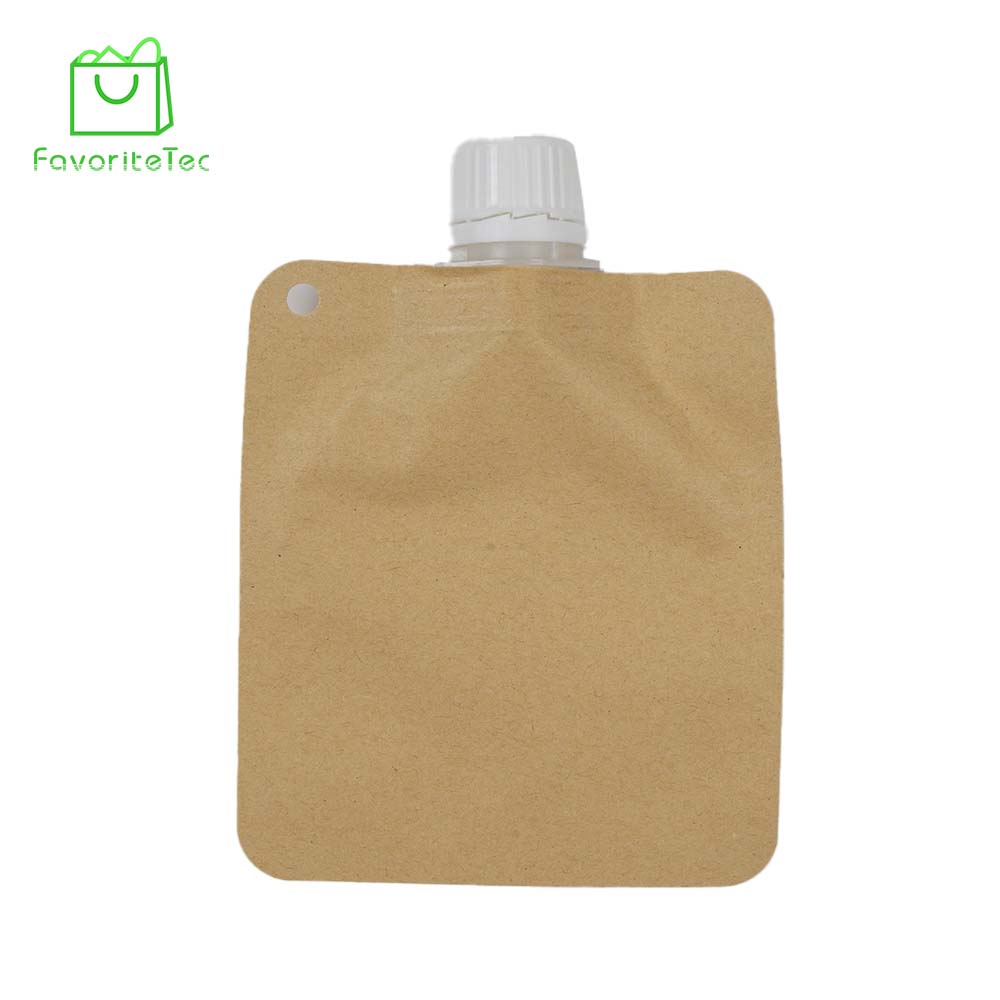 Custom Biodegradable Moisture Proof Gravure Printed Stand Spout Pouch for Baby Food Milk Juice Liquid Olive Oil PE Plastic Bags