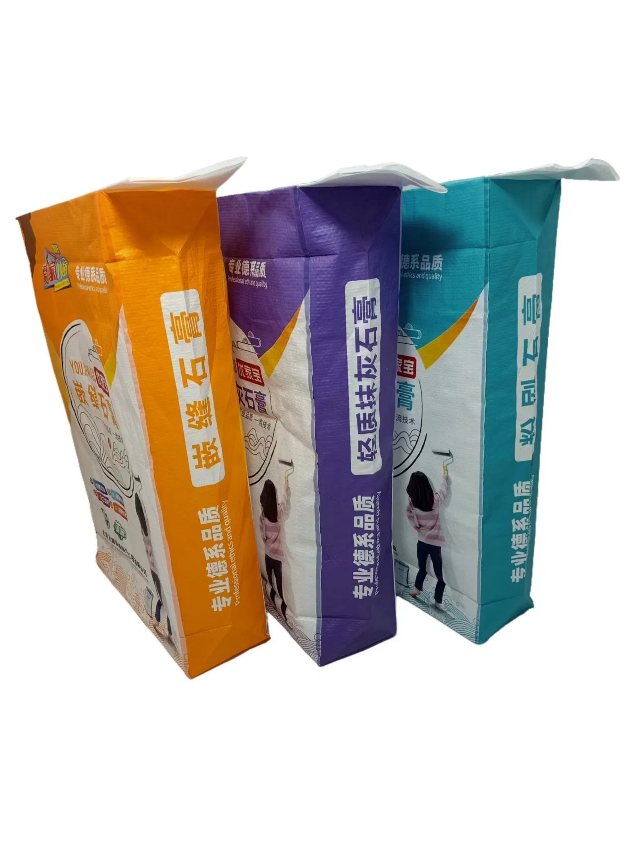 Multiwall Kraft Paper Valve Bag Sack for Cement Gypsum Plaster Mortar Powder