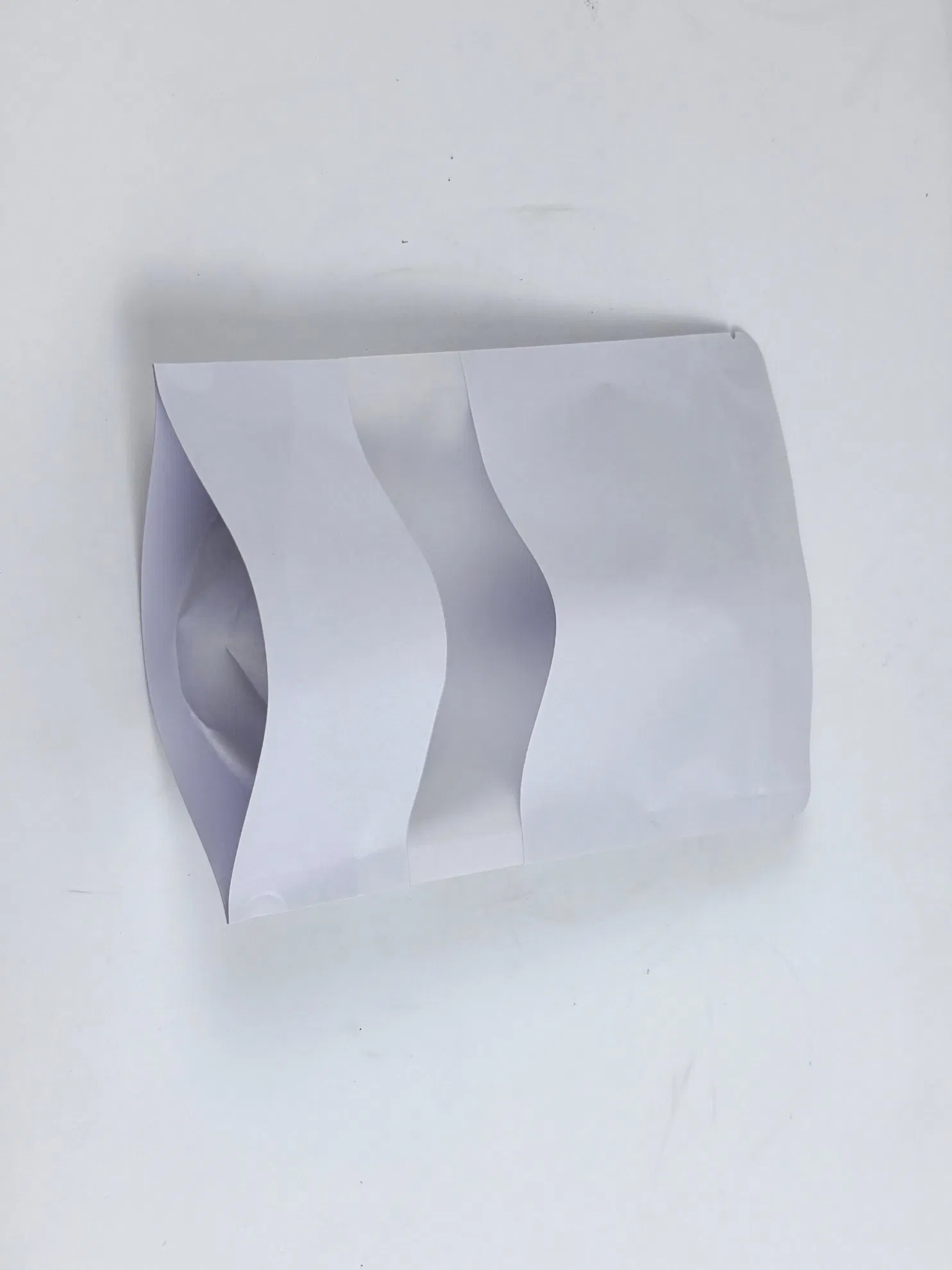 Customizable White Kraft Paper Stand up Pouch Food Packaging Ziplock with Display Window