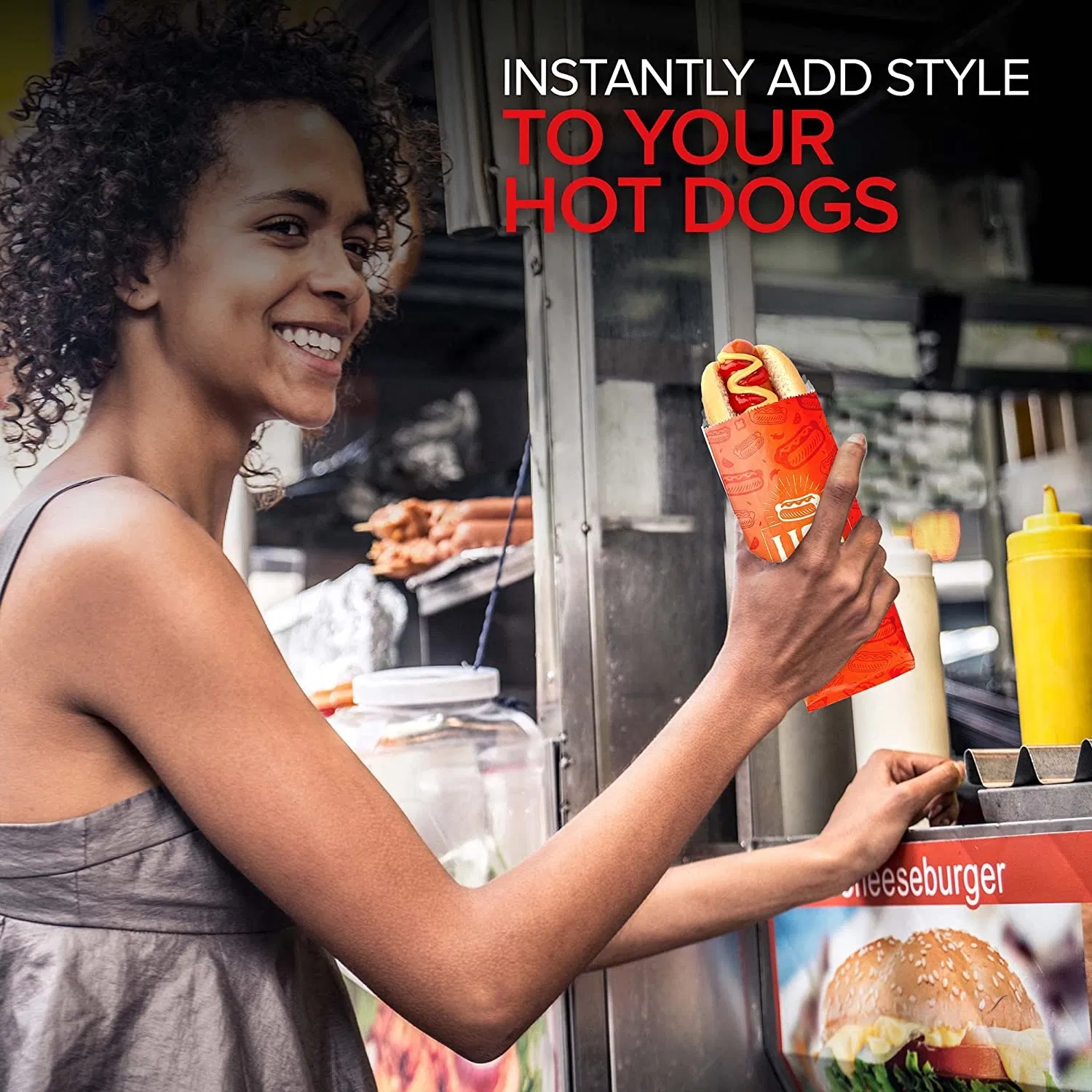 Aluminum Foil Lined Fried Food Hamburger Roast Chicken Hot Dog Paper Bag