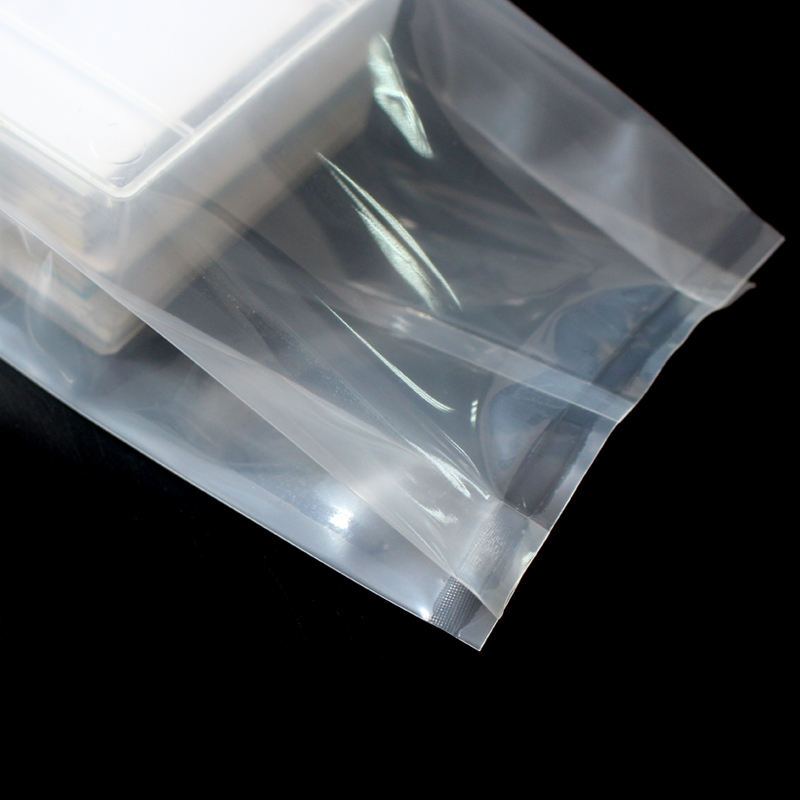 Food Grade LDPE Gusseted Clear Recycled Reusable Polythene Poly Side Gusset Plastic Bag