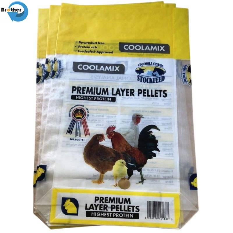 Plastic Guess Bag for Grain Packing BOPP Laminated PP Woven Bag 25kg Rice Bags