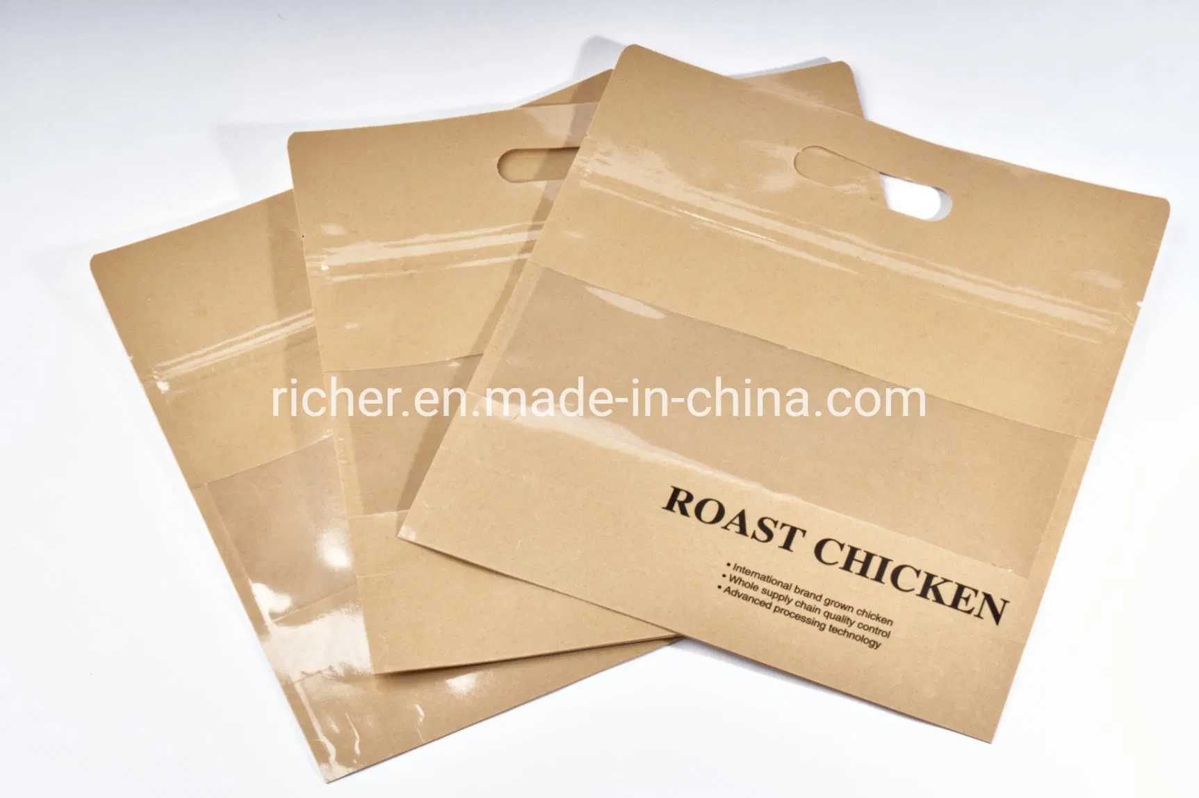 Wholesale Window Kraft Paper Pouch for Watermelon Seed