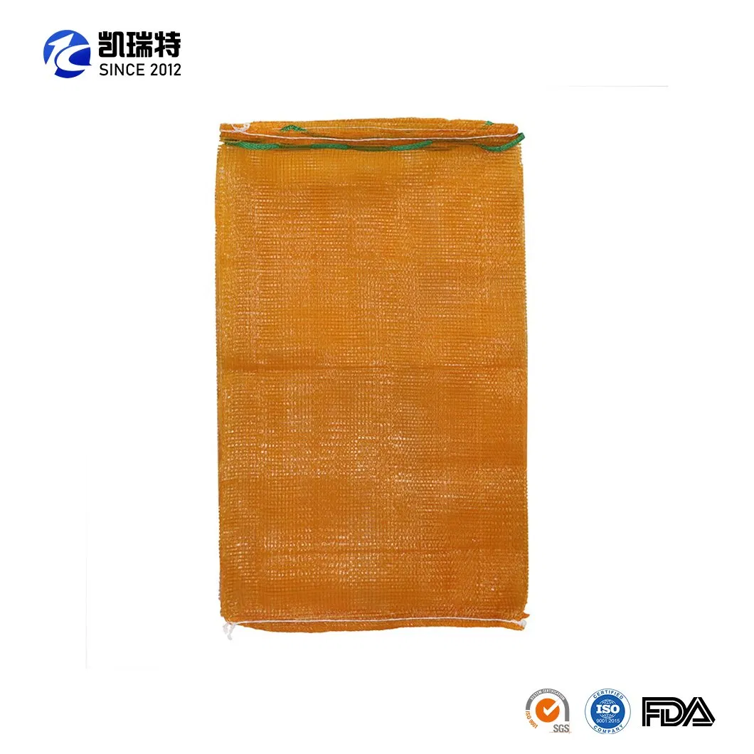 Customized Anti-UV Vegetable Onions Garlic Potato Firewood PP Tubular Drawstring Mesh Bags