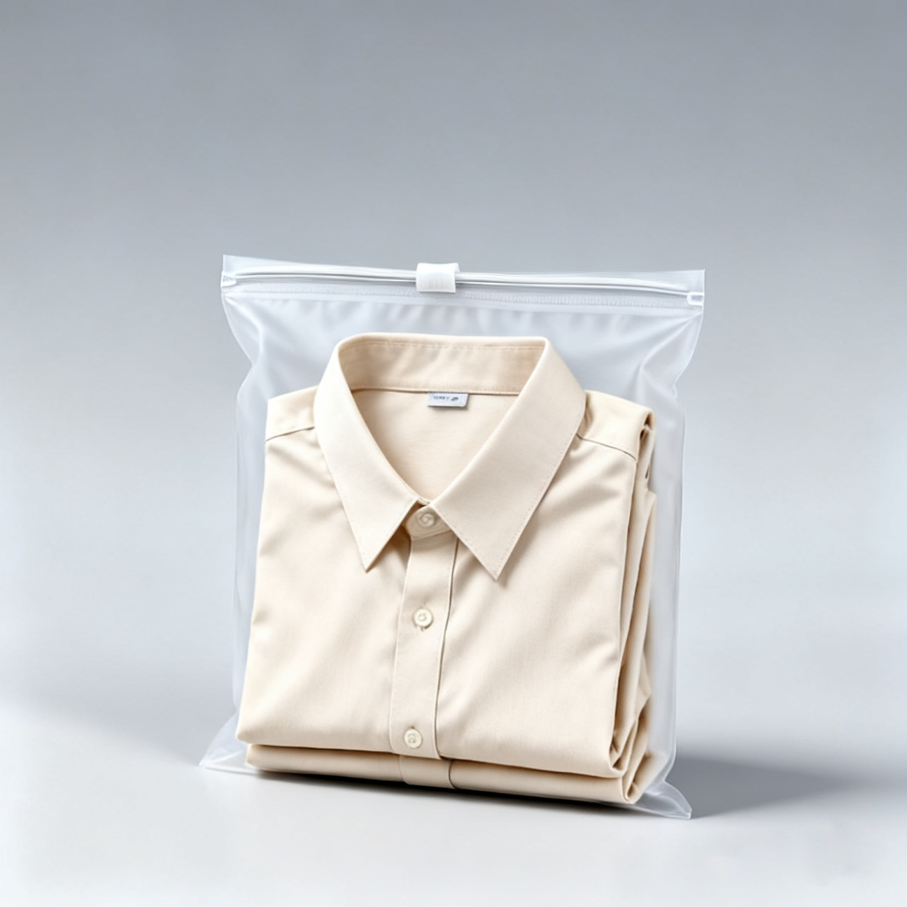 Custom Frosted PET/PE Zipper Bags Clothing Biodegradable Translucent Black Packaging Recycled Ziplock Pouch T-Shirt Logo Silk