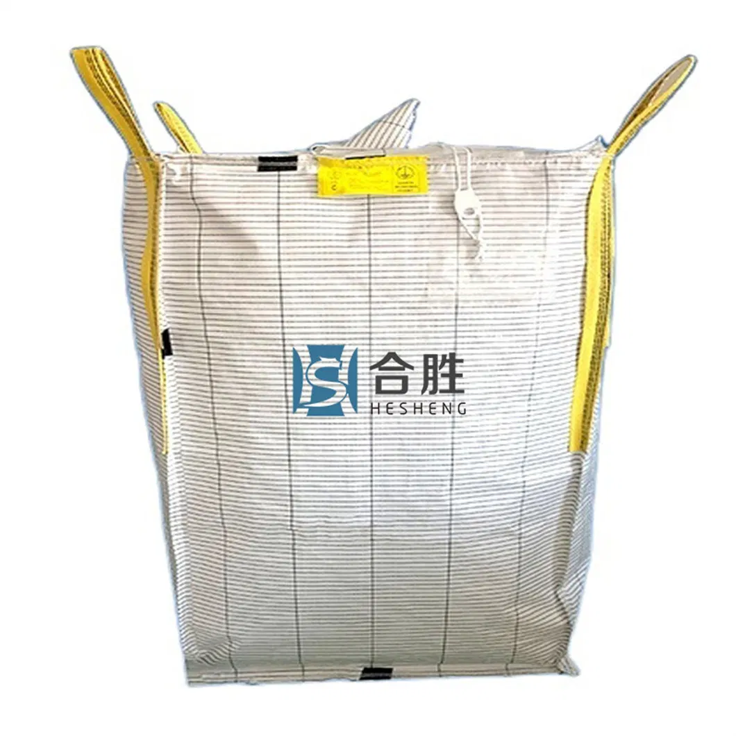 PP Jumbo Bag Breathable and Conductive Food Grade FIBC Bulk Bag with Flat Bottom or Spout Big Ton Bag