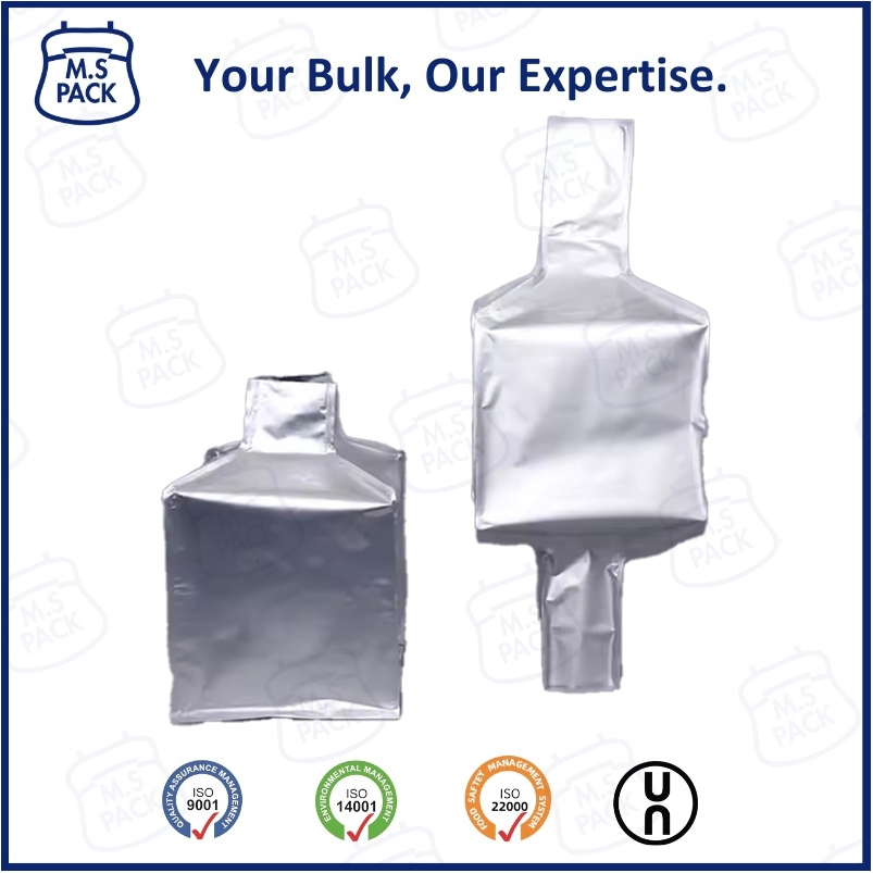 Customized Large Vacuum Jumbo FIBC Bulk Bag Aluminum Foil Ton Inner Liner 1000kg Aluminum Foil Lined Jumbo Bag