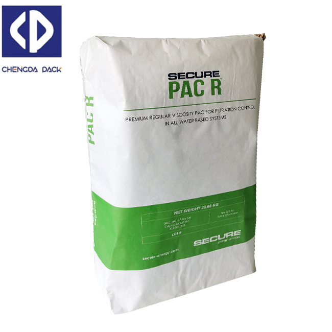 25kg Multiwall Kraft Paper Valve Bag for Cement