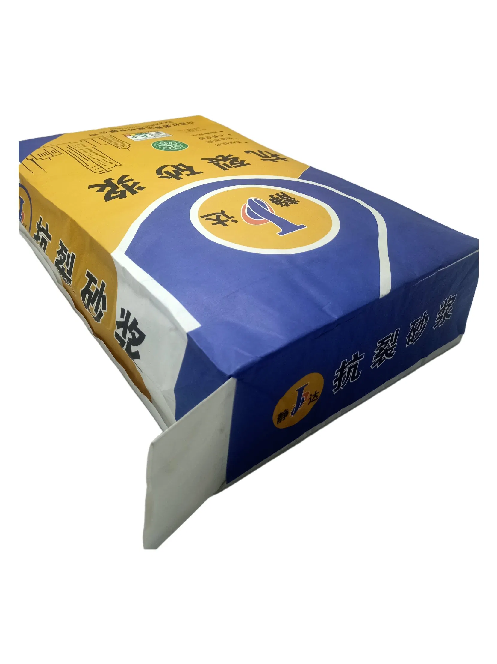 3 Layers Kraft Paper Sack Multiwall Paper Bag 25kg 20kg 15kg Mortar Powder Kraft Paper Valve Bag