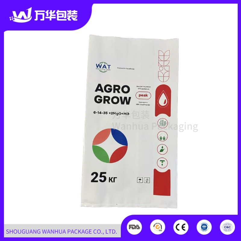 Heavy Duty Polyethylene PE Plastic Packaging Bag for 20kg Fertilizer Feed Chemical Use