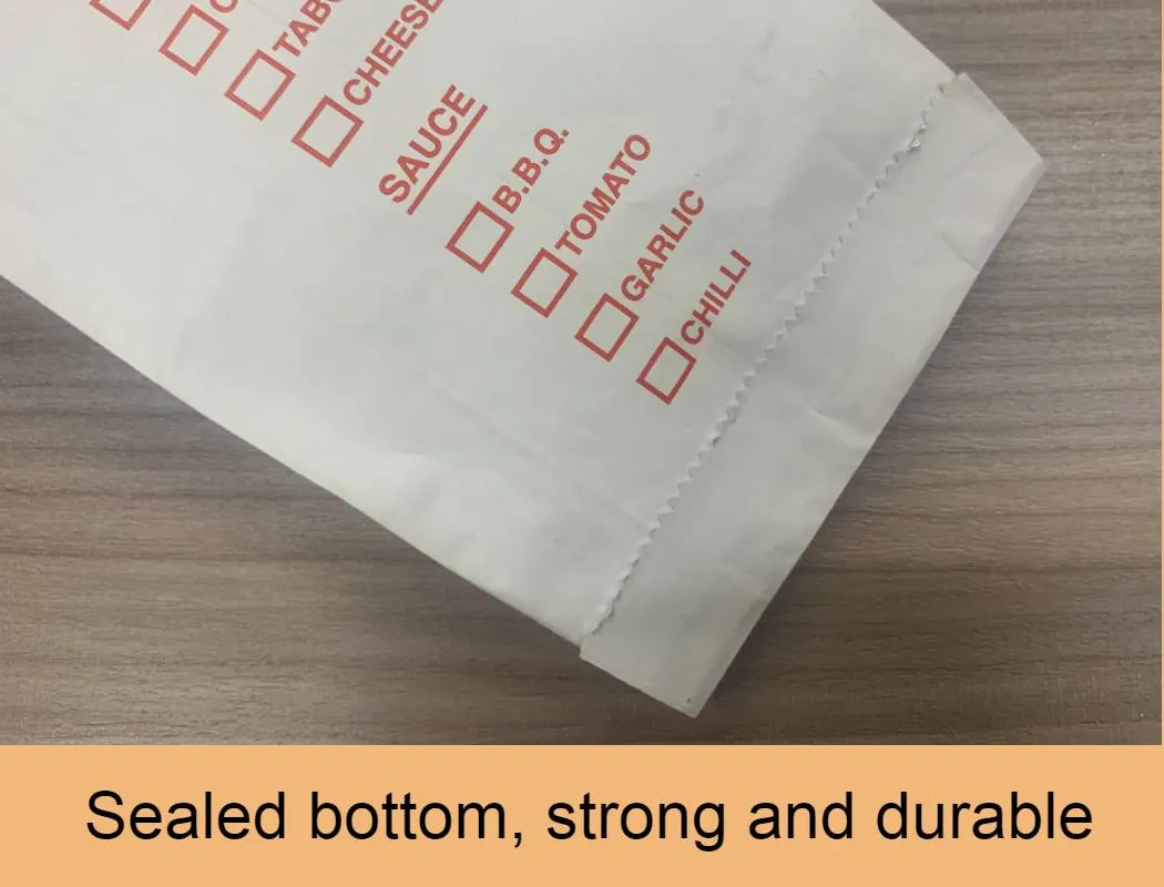 Kebab foil bag