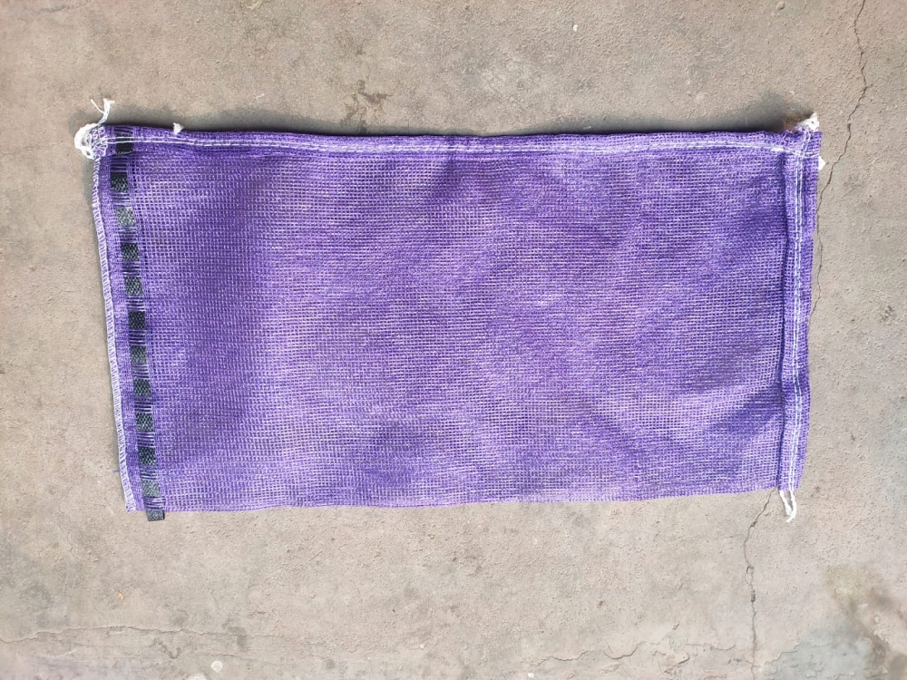 Wholesale Price Recycled 50*80cm 25kg 30kg 50kg Packing PP Vegetables Net Sack PE Raschel Mesh Bag for Potato Onion Garlic Packaging