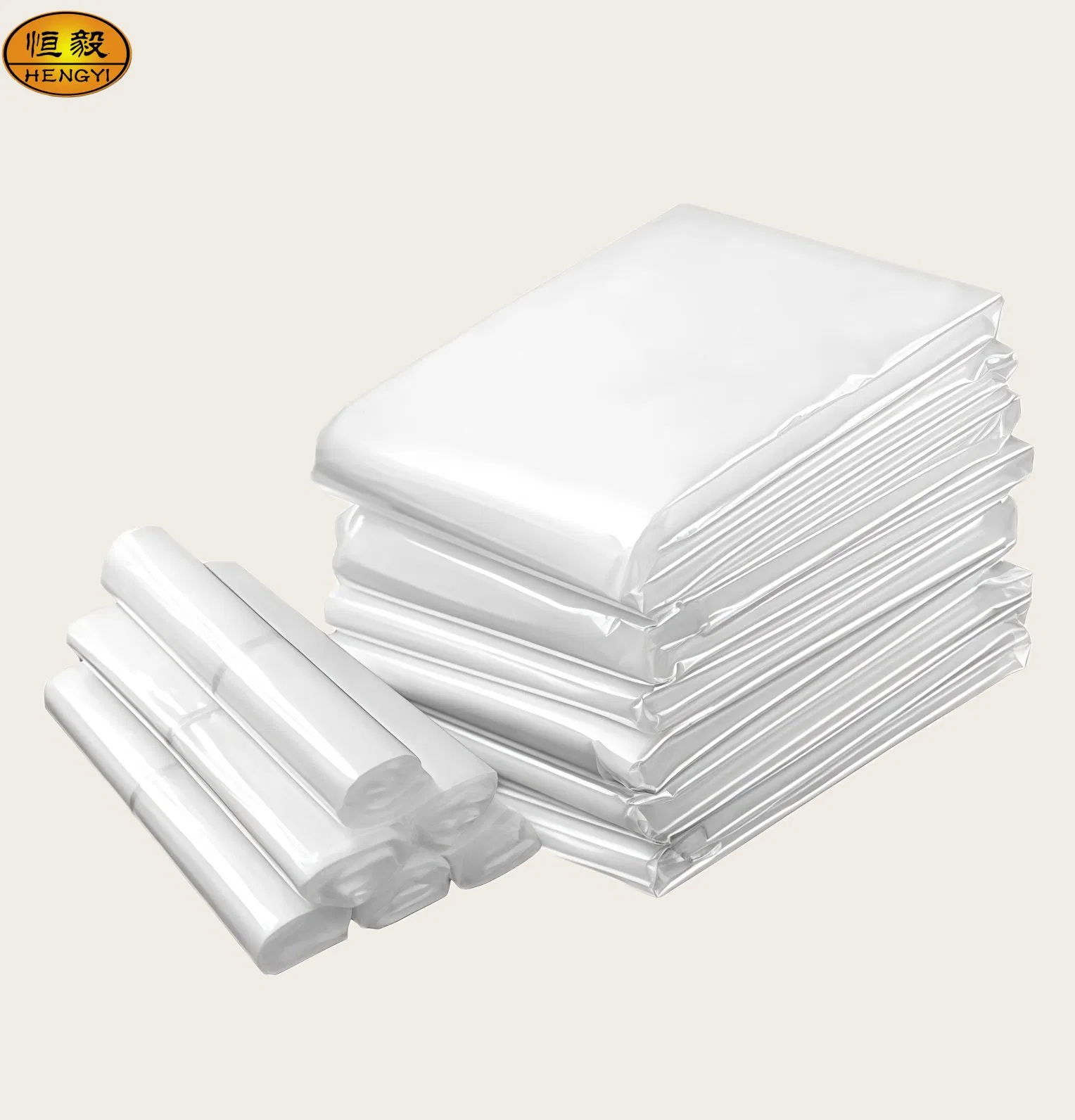 Square Bottom Polyethylene Bags Equipment Covers Protective Plastic Sacks Industrial Machinery Packaging Heavy Duty Use