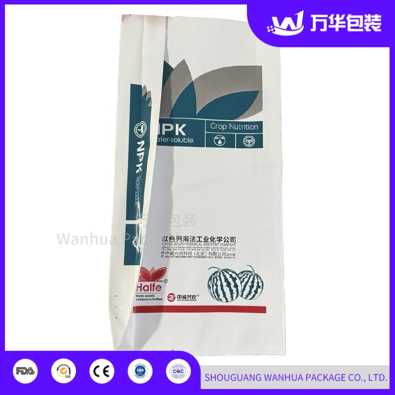 Heavy Duty Polyethylene PE Plastic Packaging Bag for 20kg Fertilizer Feed Chemical Use
