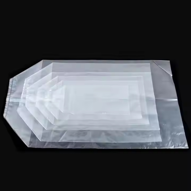 Clear Plastic Bags Gusseted Poly Bags