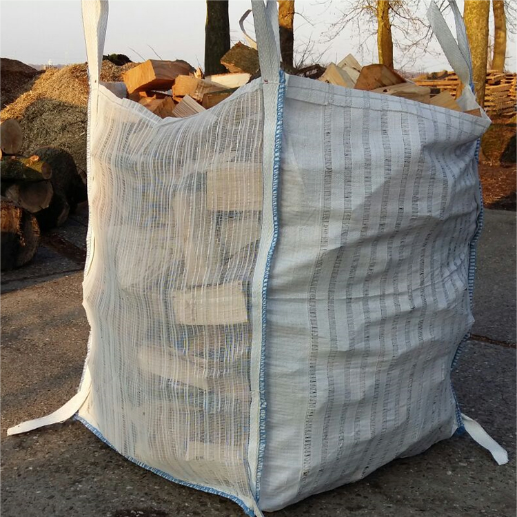 1 Ton Mesh Bags Breathable Mesh Firewood Vented Bulk Bag for Firewood Vegetables