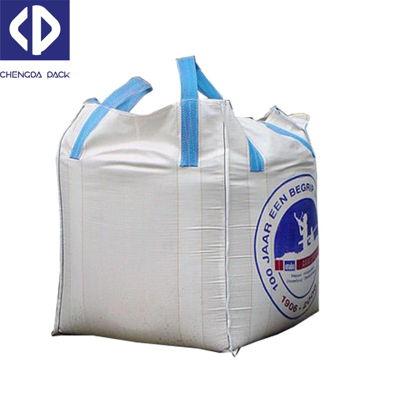Sale PP Woven Rice Chemcial Fertilizer Animal Chicken Feed Packaging Super Sack Big 1000kg 1500kg FIBC Bulk Jumbo Bag