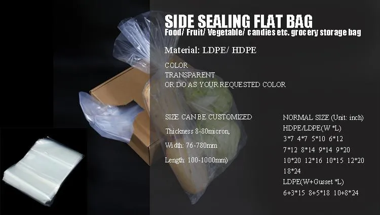 Food Packaging Produce Bag
