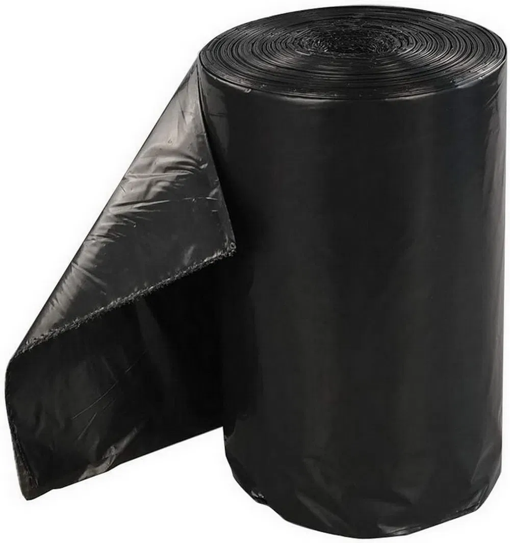 Clear Plastic Bin Disposable Trash Food Doufu Packaging Gusseted Garbage Bag
