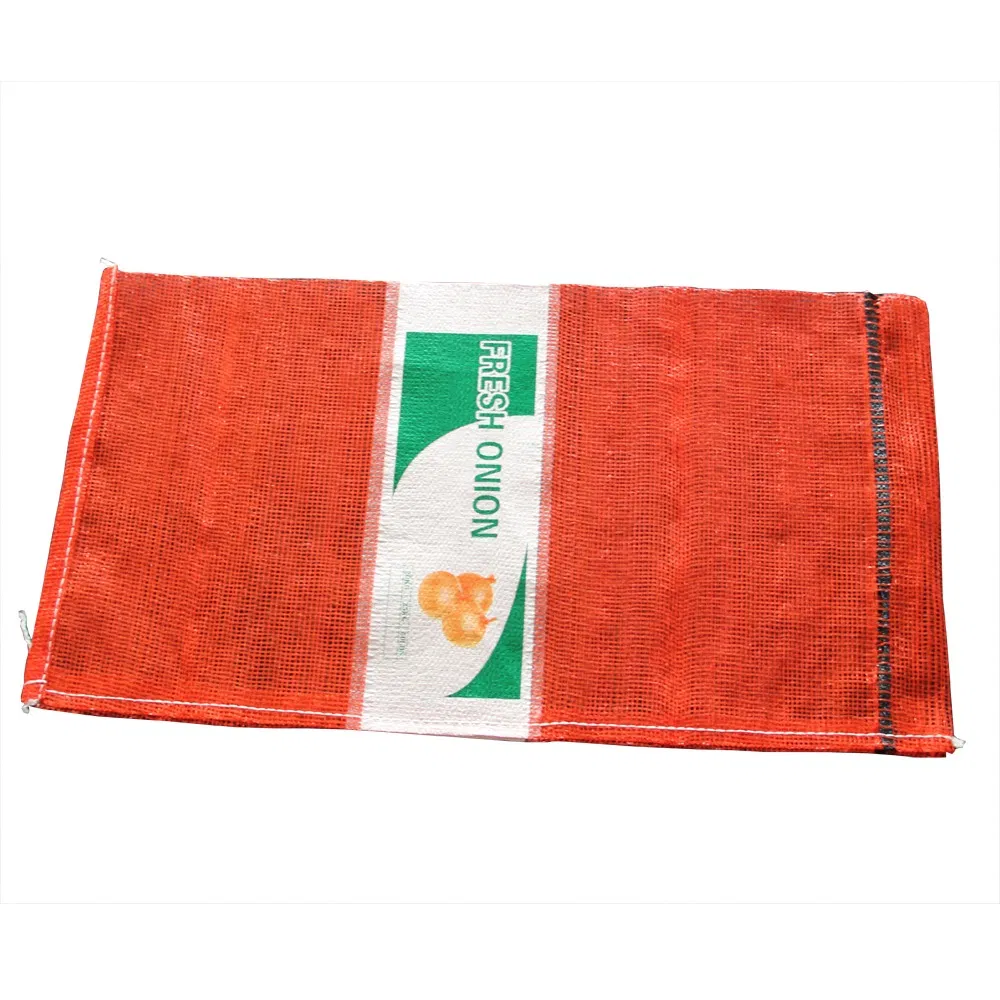 50lbs 20kg with Label Potato Fruit Vegetable Onion Leno Net Mesh Bag