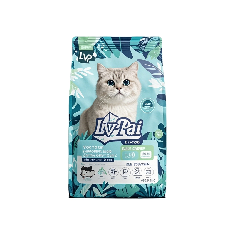 Factory Custom Resealable Gusseted Heat Seal Plastic Flat Bottom Matte Stand up Ziplock Top Pouch Pet Food Packaging Bags