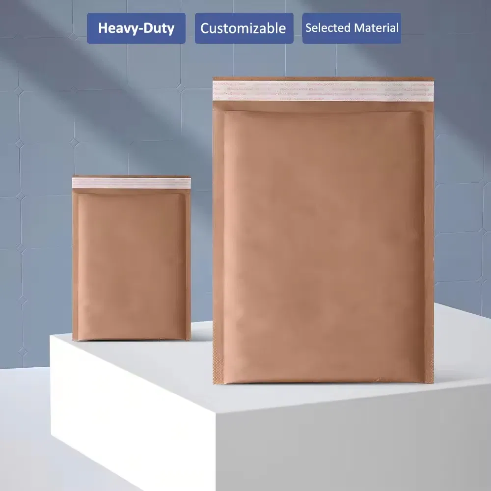 Small Size Heavy-Duty Kraft Paper Polyethylene Bubble Bag