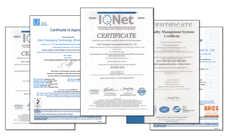 Certifications