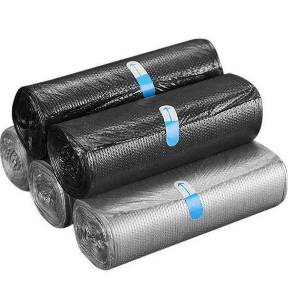 Clear Plastic Bin Disposable Trash Food Doufu Packaging Gusseted Garbage Bag