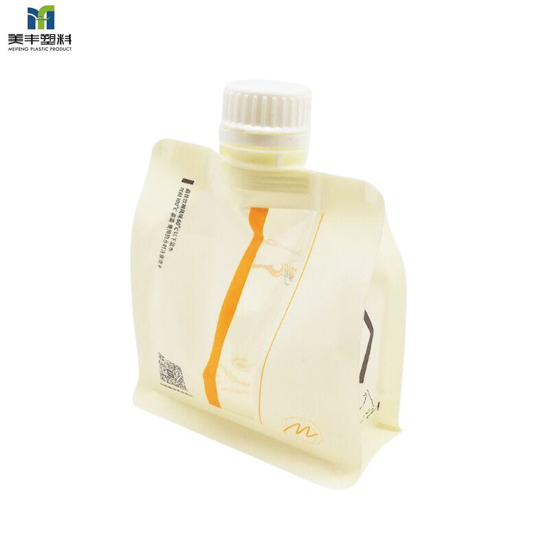 Flexible Plastic Packaging Nylon Tea Soft Drinks Tomato Sauce Side Gusseted Bag