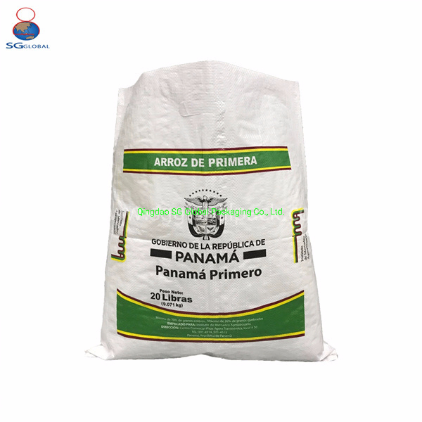 SGS Grs Factory BOPP Polypropylene Laminated Packaging 25kg 50kg Sack Packing Grain Rice Potato Flour Sugar Fertilizer Seed Feed Maize Transparent PP Woven Bag