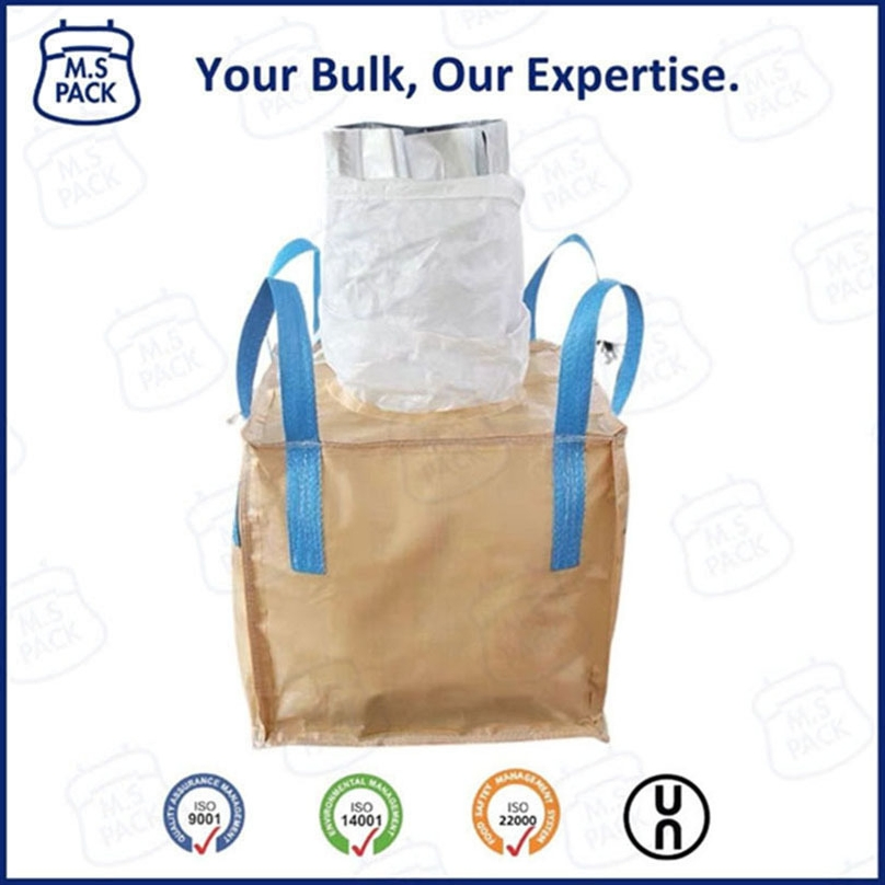 FIBC Aluminum Foil Lined Jumbo Bag 1000kg 1500kg Jumbo Bag FIBC Bag