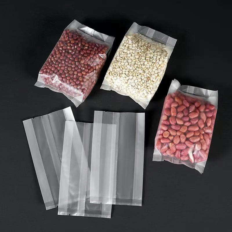 Food Grade LDPE Gusseted Clear Recycled Reusable Polythene Poly Side Gusset Plastic Bag