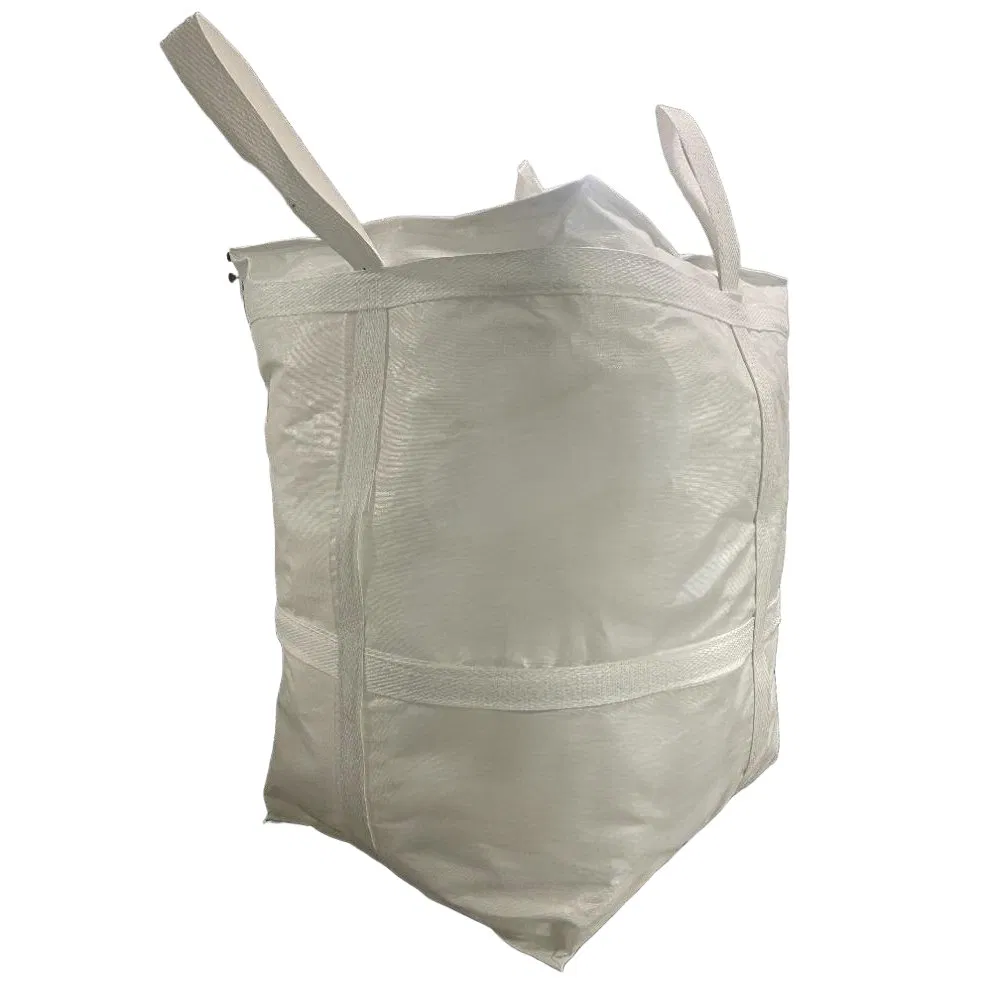 Heavy Duty White PP FIBC Bulk Bag Reinforced Jumbo Ton Bag for Quartz Sand