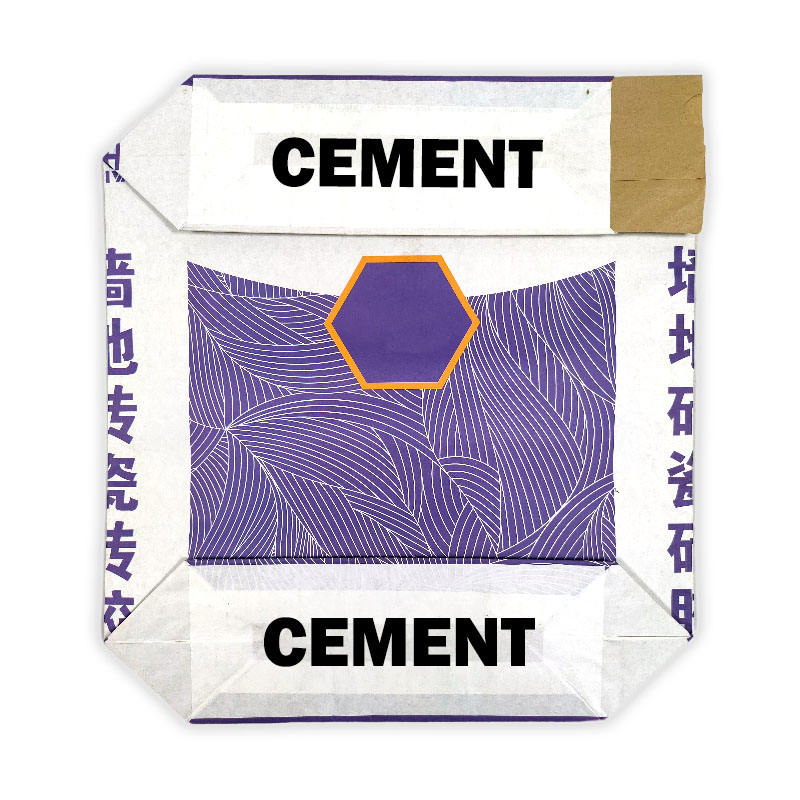Custom 25kg 50kg Multiwall Kraft Paper Cement Bag Putty Cement with Valve Flour Bag