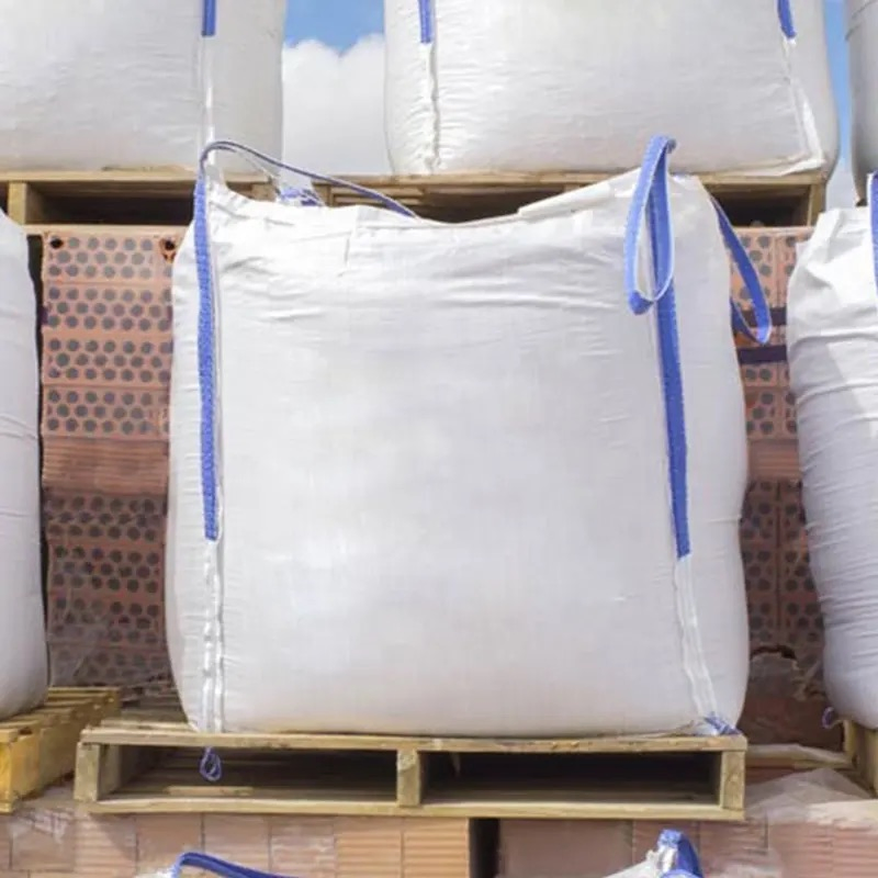 Free Shipping Grain Wheat Flour Super Sack 1.5 Ton PP Woven Big Bulk FIBC Bags Type C Bulk Bag U-Panel Sling Tote Bag PP FIBC Conductive Jumbo Bag