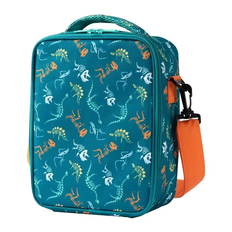 Yiwu Customizable-OEM Kid-Safe Durable Leak-Proof Thermal-Insulated Aluminum-Foil-Lined Easy-Clean Unicorn-Print School-Focused Student's Cooler Lunch Bag