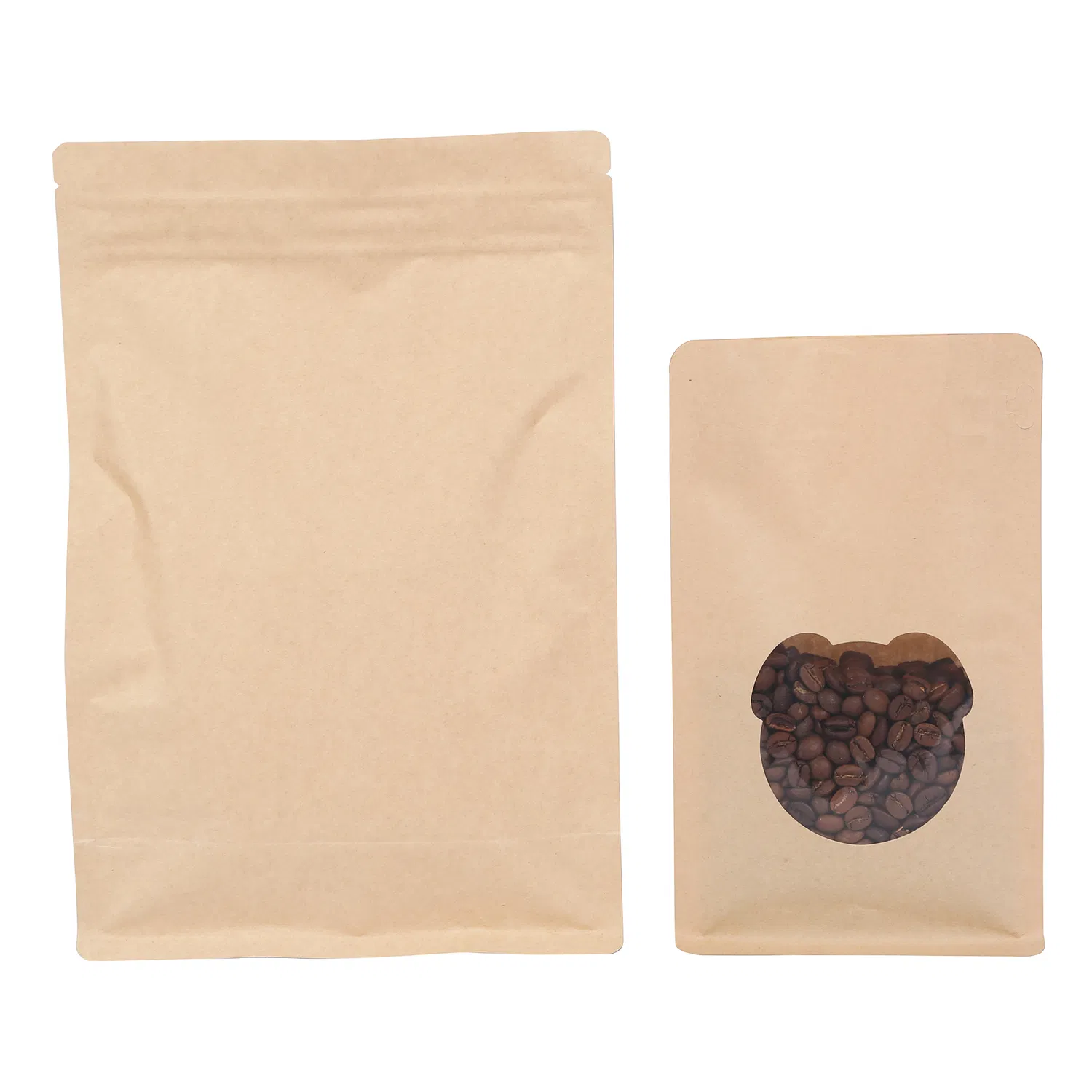 Custom Printed Stand-up Plastic Bag Food Packaging Coffee Tea Snacks Jelly Packaging Bag with Valve and Zipper Paper Bag