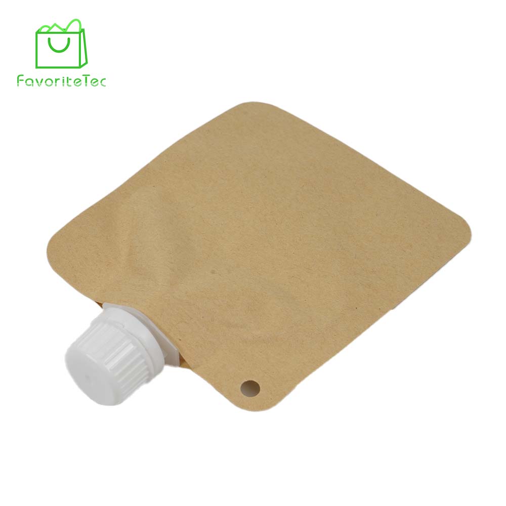 Custom Biodegradable Moisture Proof Gravure Printed Stand Spout Pouch for Baby Food Milk Juice Liquid Olive Oil PE Plastic Bags