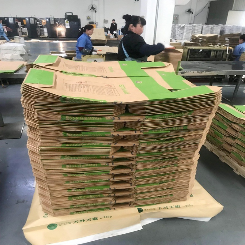 Dry Mortar Gypsum Lime Chemical Powders Cement Kraft Paper Valve Bags 25kg/50kg
