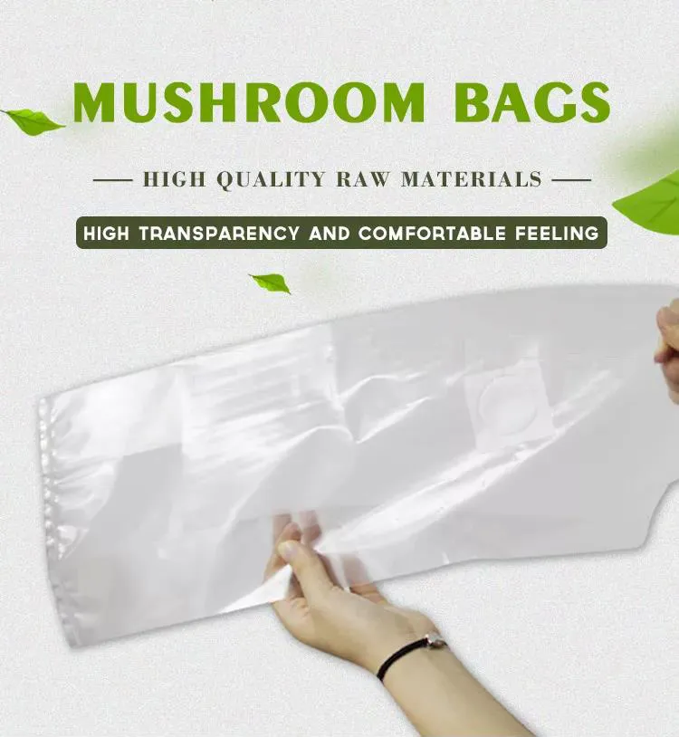 Mushroom Polypropylene PP Plastic Spawn Grow Filter Bag
